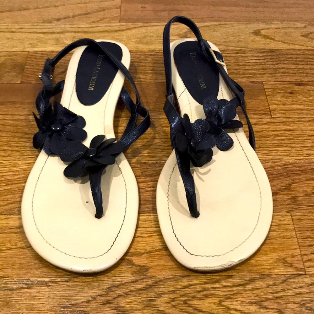 Enzo Angiolini Floral Sandals